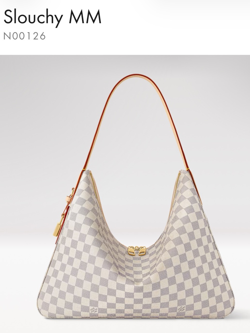 Louis Vuitton Slouchy Damier Azur MM